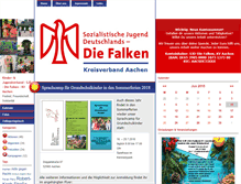 Tablet Screenshot of falken-aachen.de